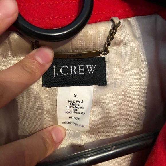 JCrew Pink Pea Coat - Picture 3 of 8